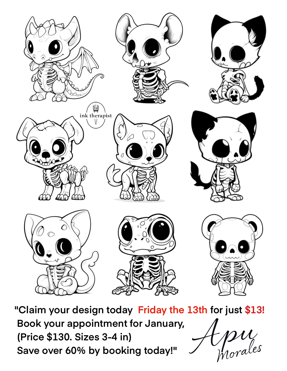 Friday the 13th deal, Chicago tattoo artist, Apu morales