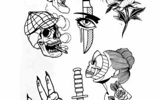 tattoo-near-me,-Chicago-il--flash-art-deal-by-Apu-M